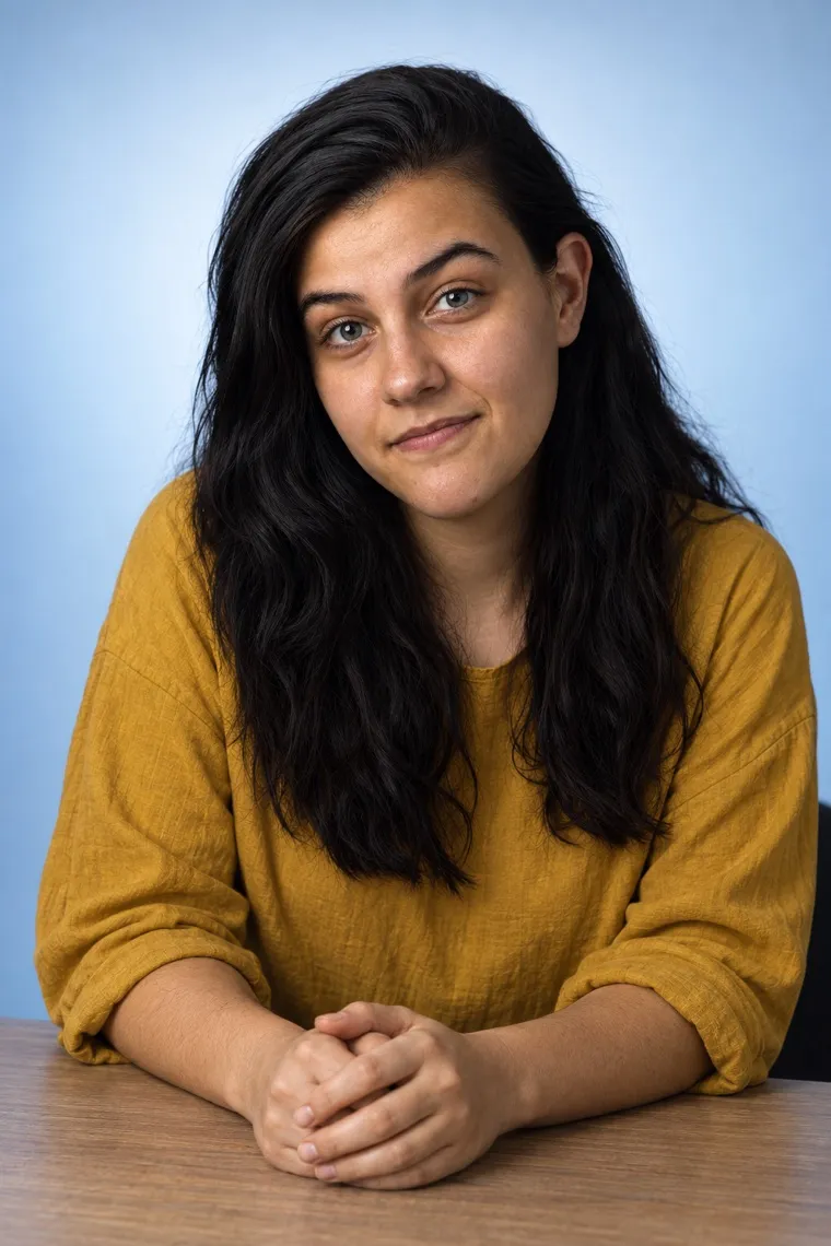 KI-erzeugtes Porträt, keine reale Person. Clara Weiss, Marketing Managerin