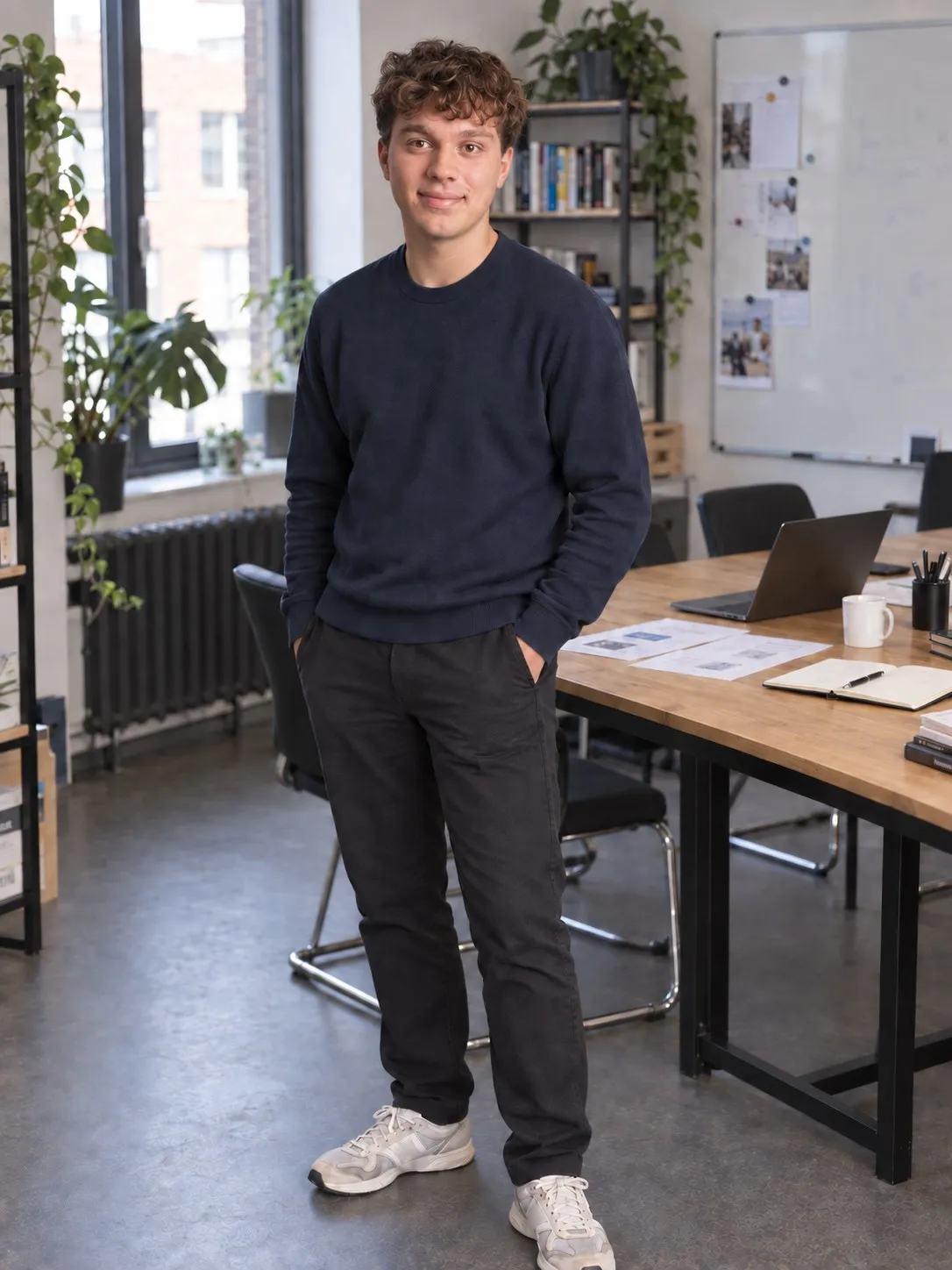 Georg Wolff, Porträt KI-erzeugt nach Fotovorlage