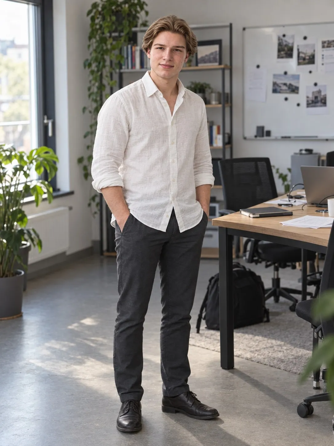 Louis Lakos, Porträt KI-erzeugt nach Fotovorlage