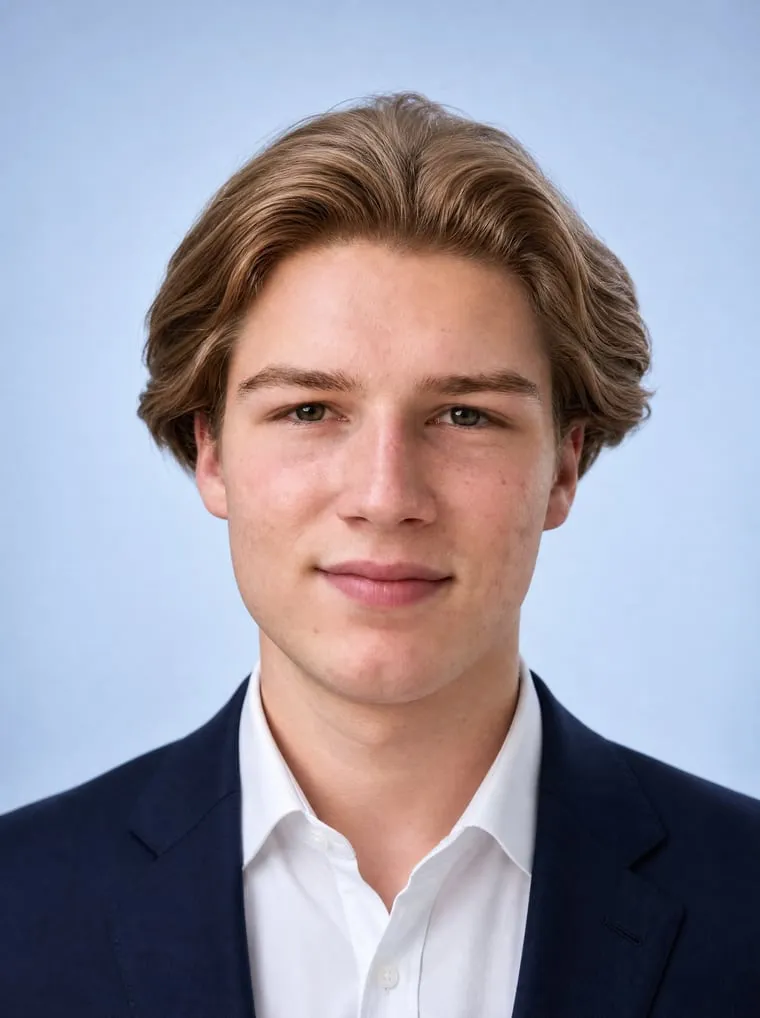 Louis Lakos, Porträt KI-erzeugt nach Fotovorlage